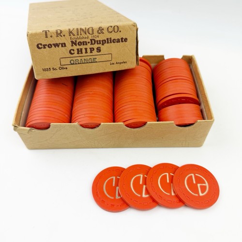 Vintage king crown fiches - t.r.,