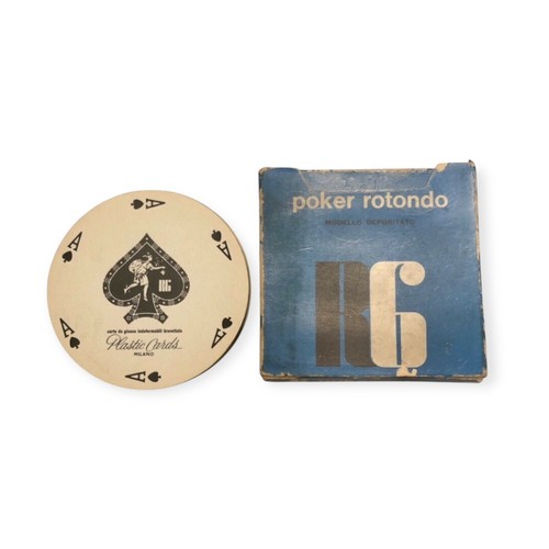 Carte gioco poker rotonde - da,